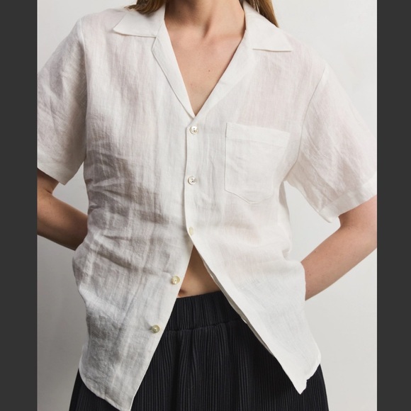 Mod Ref Stella Linen Top - Picture 4 of 5